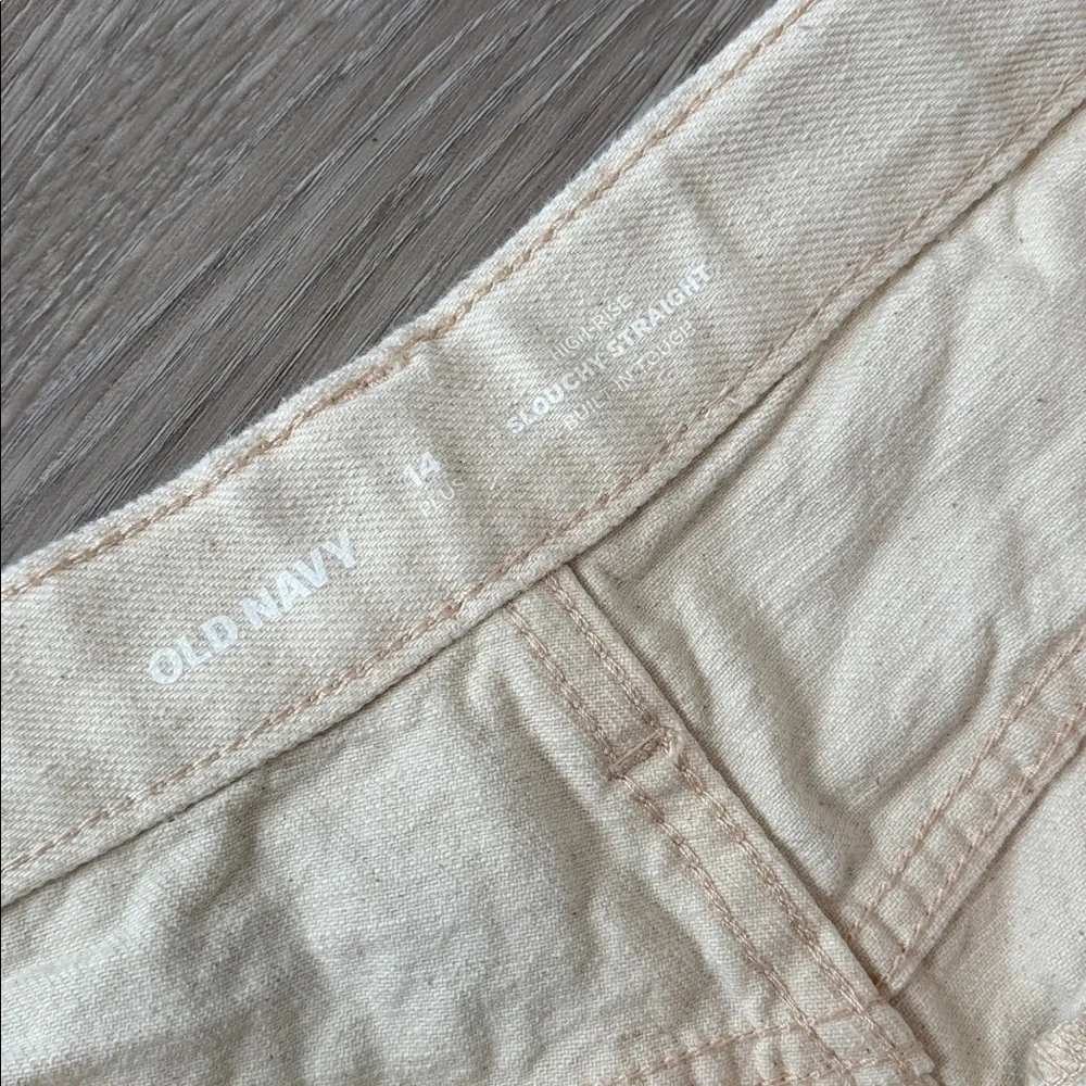 Girls slouchy straight jeans Sz 14 Plus